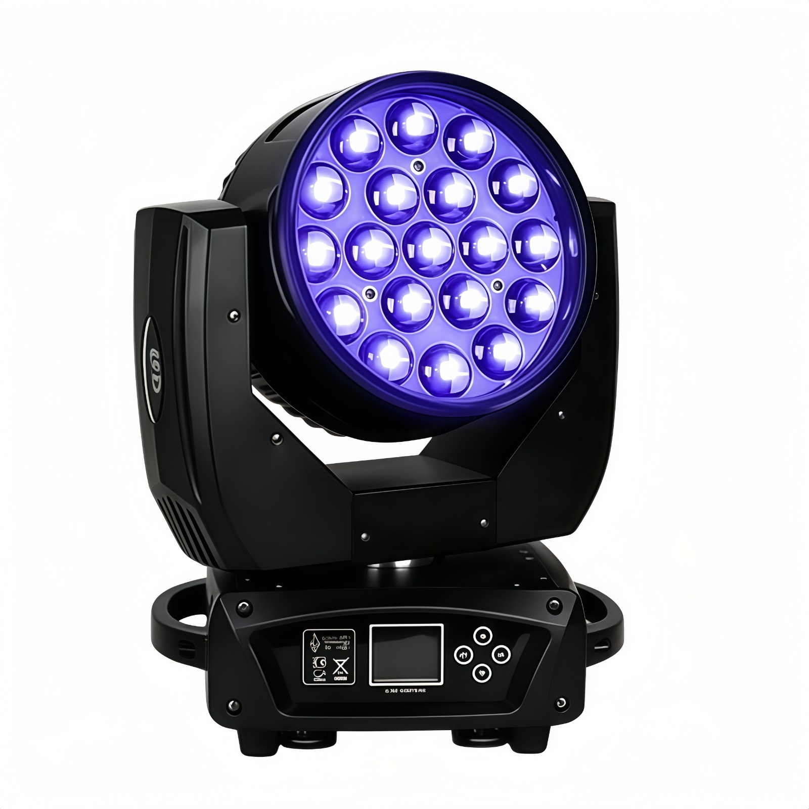 19*20W Moving Head Stage Light W/Light Strip DMX RGBW Beam DJ Disco Light