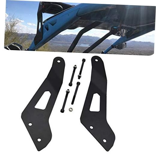 Compatible with 50 ” LED Light Bar Upper Roof Windshield Fit Mounting Brackets