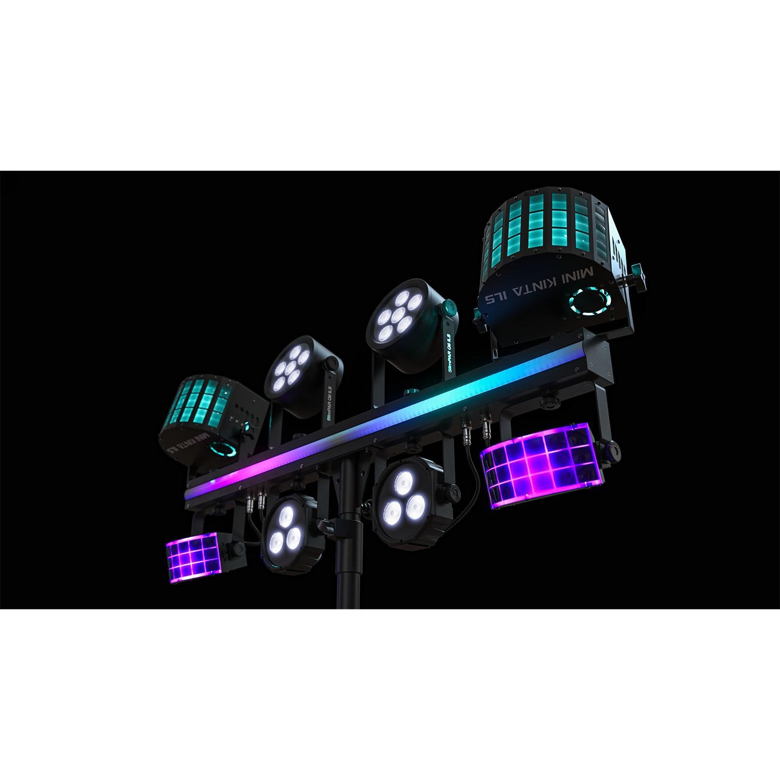 Chauvet DJ GigBAR 3 ILS 3-in-1 Derby Par Strip Effect Lighting System w Stand