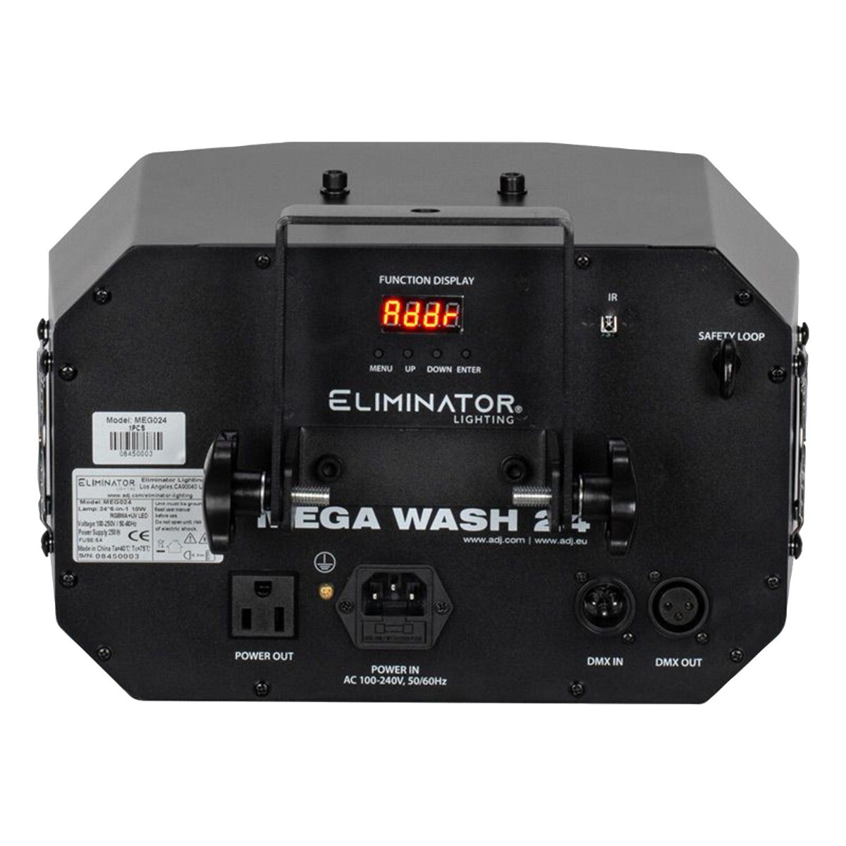 Eliminator Lighting Mega Wash 24 24 x 10W 6-in-1 Hex LED Wash Light idjnow