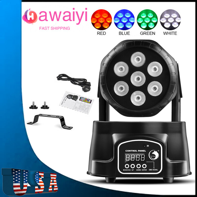 105W RGBW Moving Head Light LED DJ Party Light DMX 9/14CH Beam Disco Stage Light