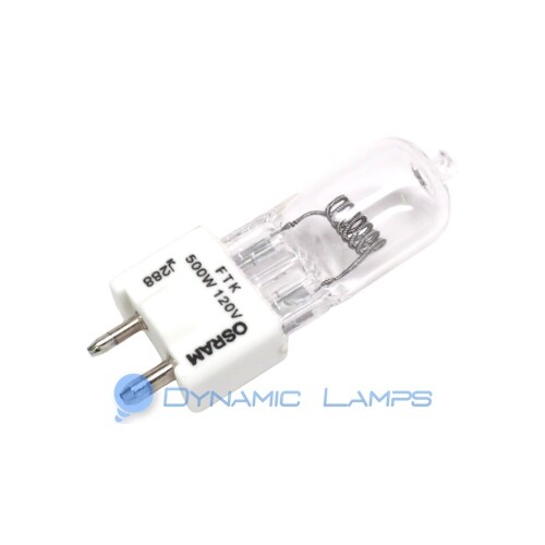 54875 FTK Osram 500W 120V T6 Halogen Stage and Studio Lamp