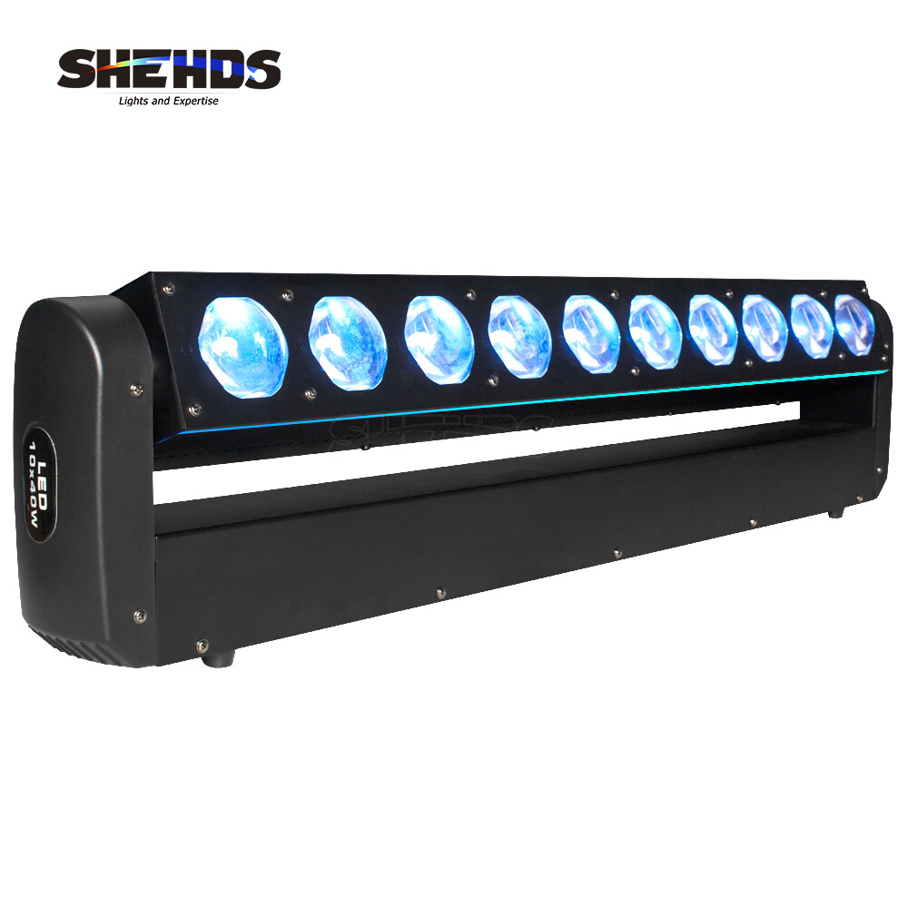 SHEHDS LED Beam 10x40W RGBW Lighting For Disco Party Wedding Bar DJ