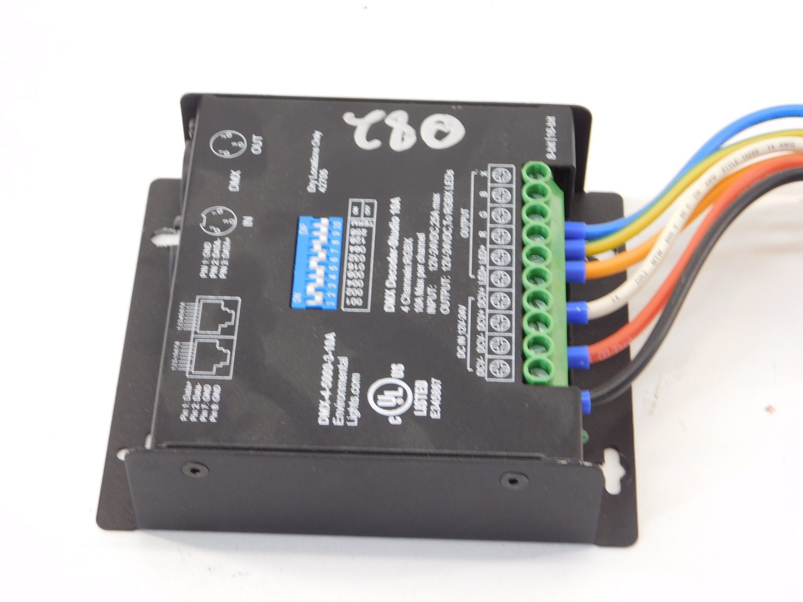 Environmental Lights DMX-4-5000-3-10A 4-Channel DMX Decoder-Studio 10A
