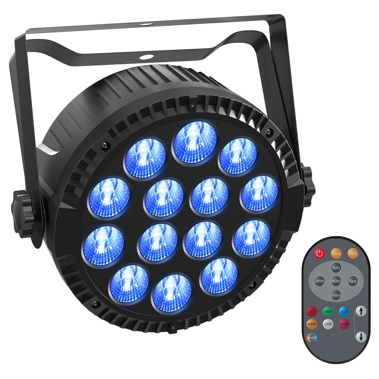 150W PAR Can Stage Lighting RGBW 14LED DMX DJ Disco Wash Party Lights Show