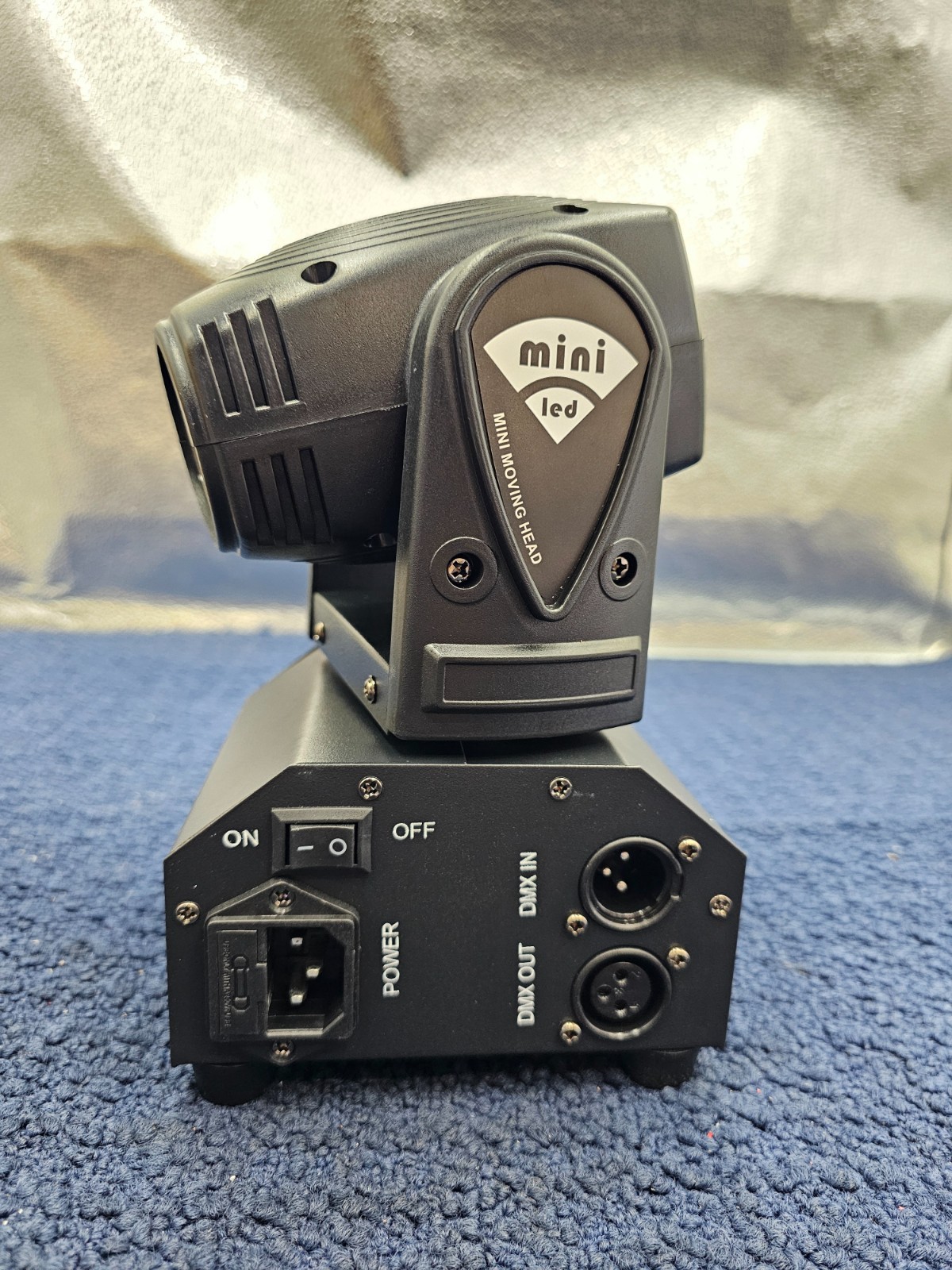 ZQ02040 Mini LED Mini Moving Head Beam Light with DMX AC100-240V 50/60Hz
