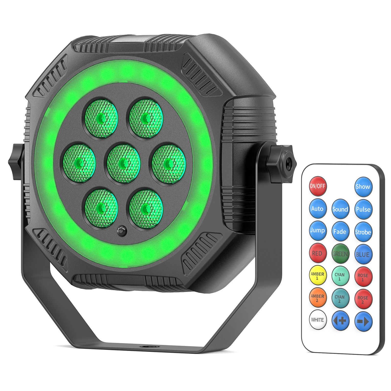 2PCS DJ Lighting Disco Party Stage Light LED RGB Beam Lights Show PAR Lighting
