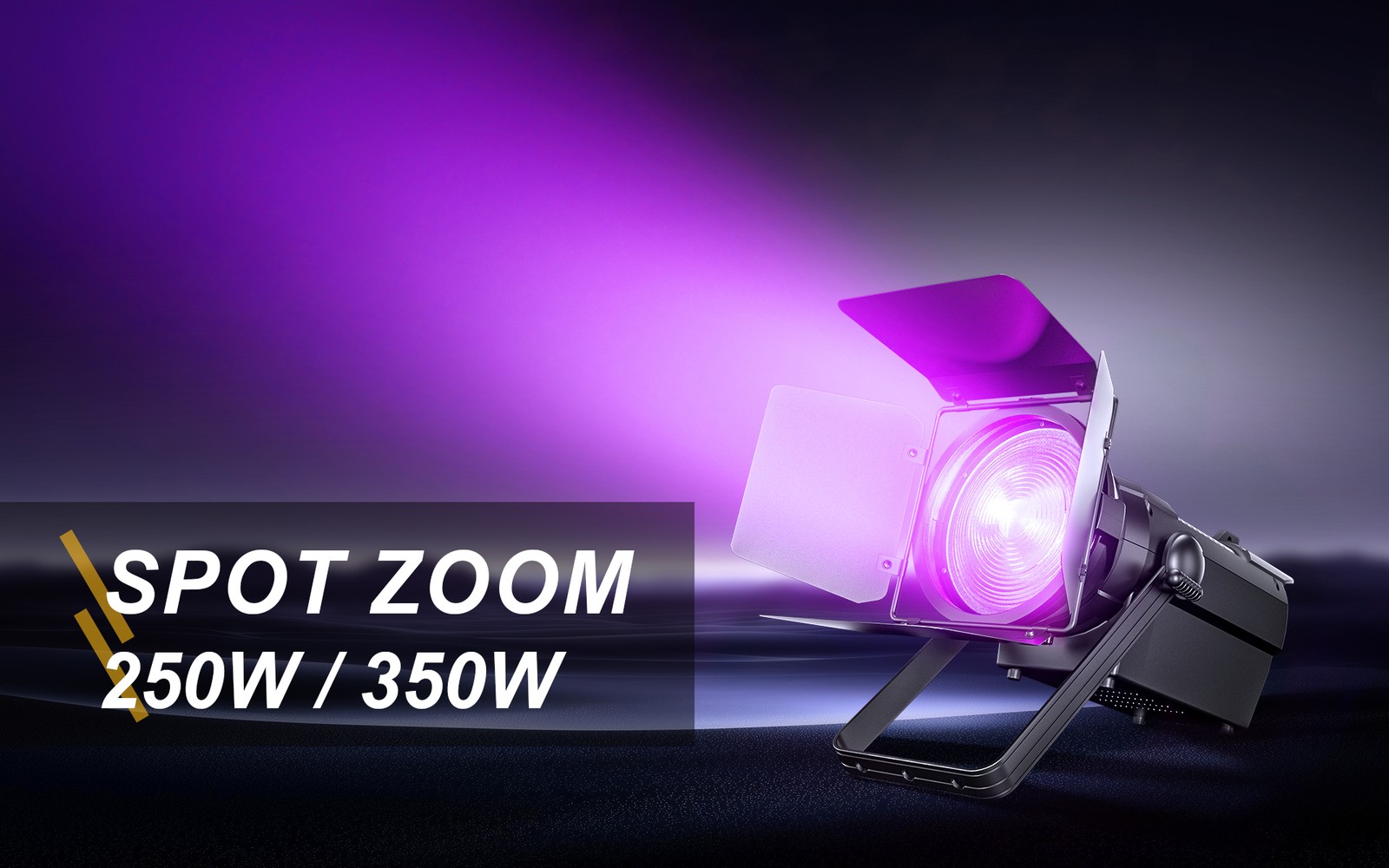 SHEHDS 350W RGBW/RGBWAUV Spot Light Zoom LED Spotlights Barn Door Party Show DJ