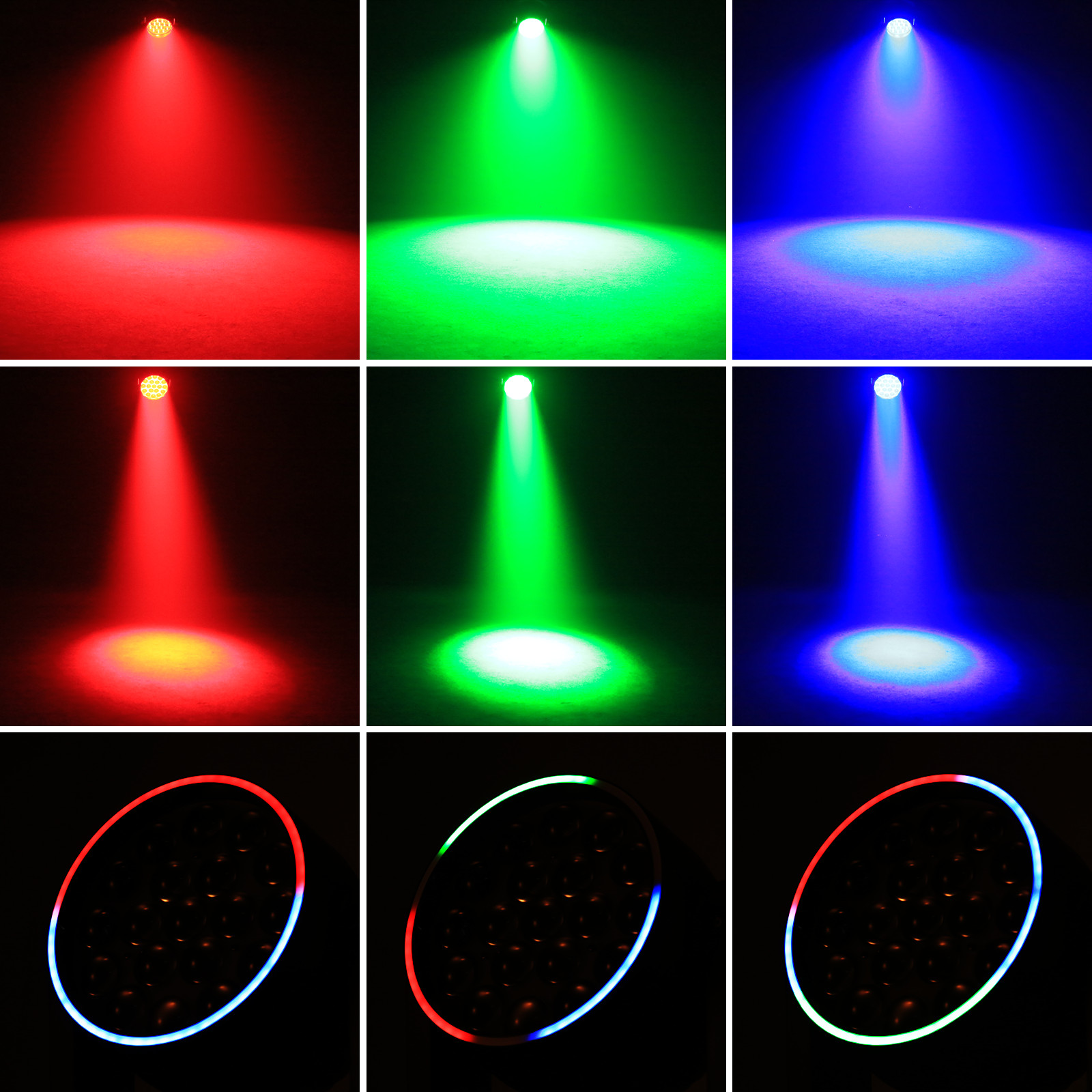 380W Moving Head Beam Light 19 LEDs With RGB Ring Zoom DJ Light Party Bar Club