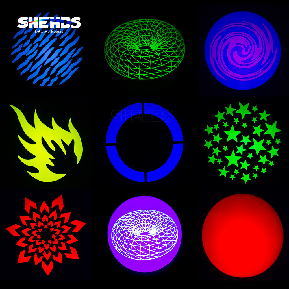 SHEHDS 80W LED Spot Moving Head Satge Lighting With 3 Face Prism DJ Disco Bar