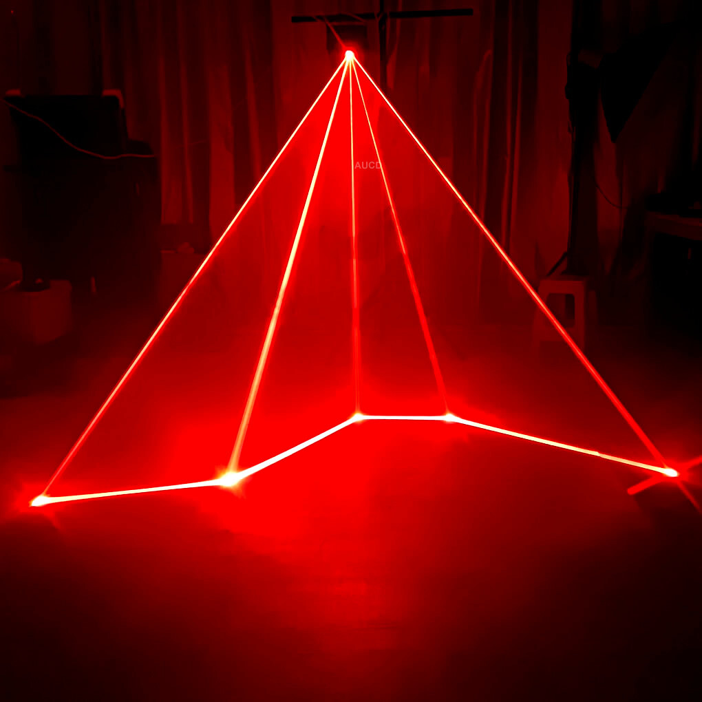 iOS Android Phone App 5W RGB iLDA DMX Animation DJ Stage Projector Laser Lights