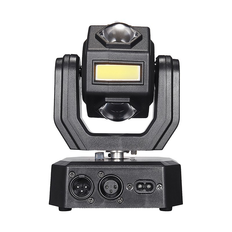 Mini Double Sides 12×3W LED Moving Head Beam DJ Light with 3×10W Golden Strobe