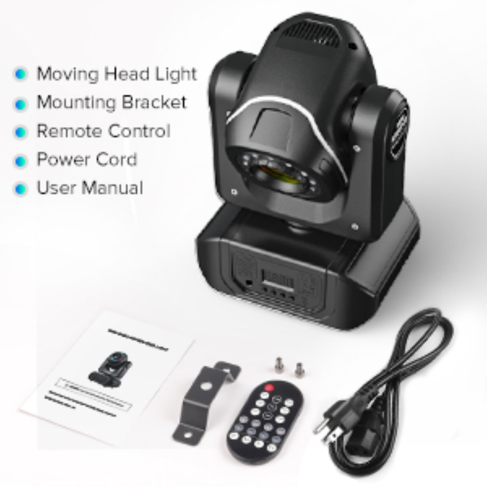 120W Moving Head Stage Light LED DMX 8Patterns+Colors+Prism Beam DJ Disco Lights