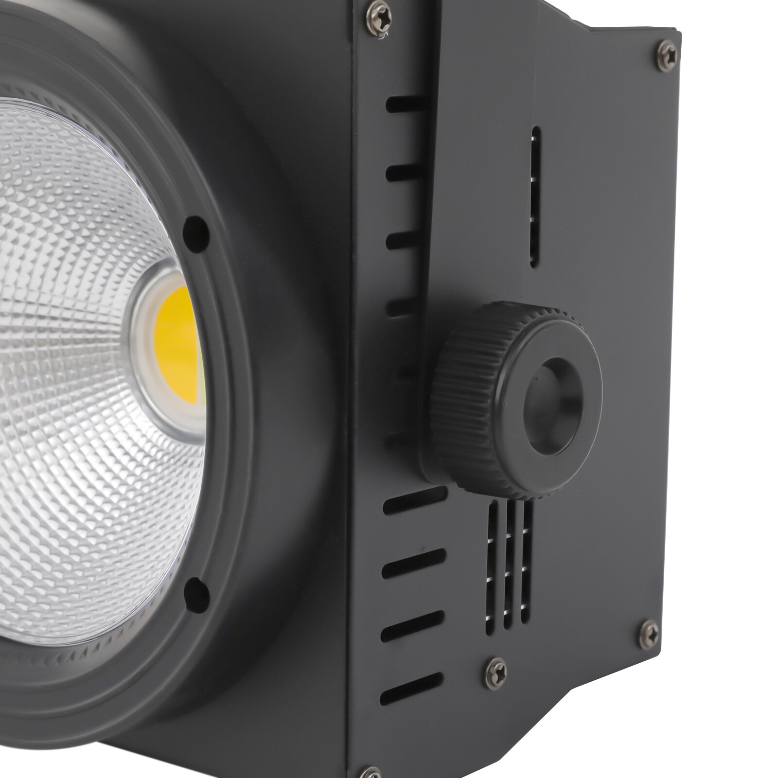1PC 200W COB LED Par Light DMX Stage DJ Audience Blinder Light Warm +Cool White