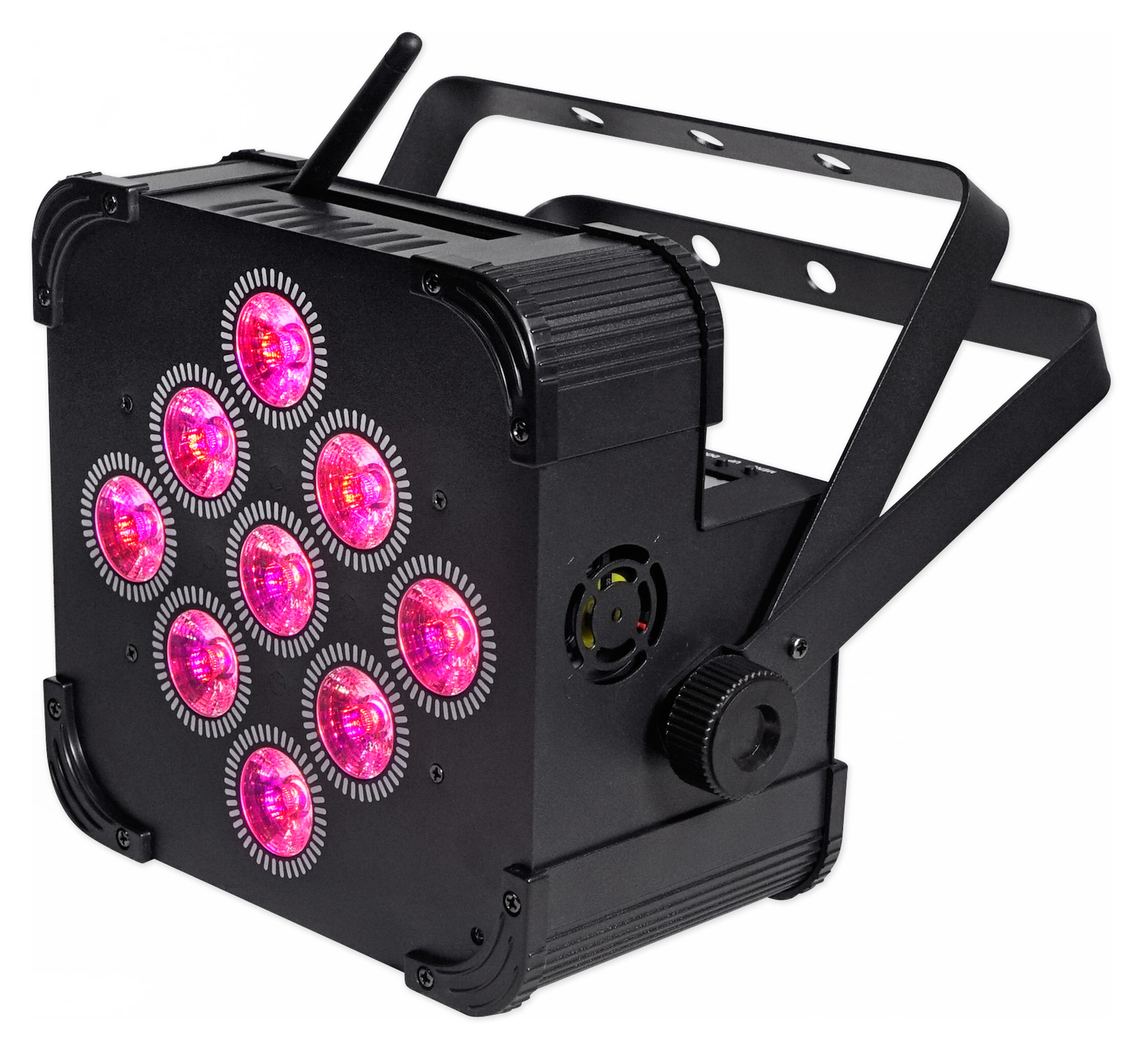 Rockville BEST PAR 60 Rechargeable Par Can Wash Light w/ Wireless DMX+RGBWA+UV