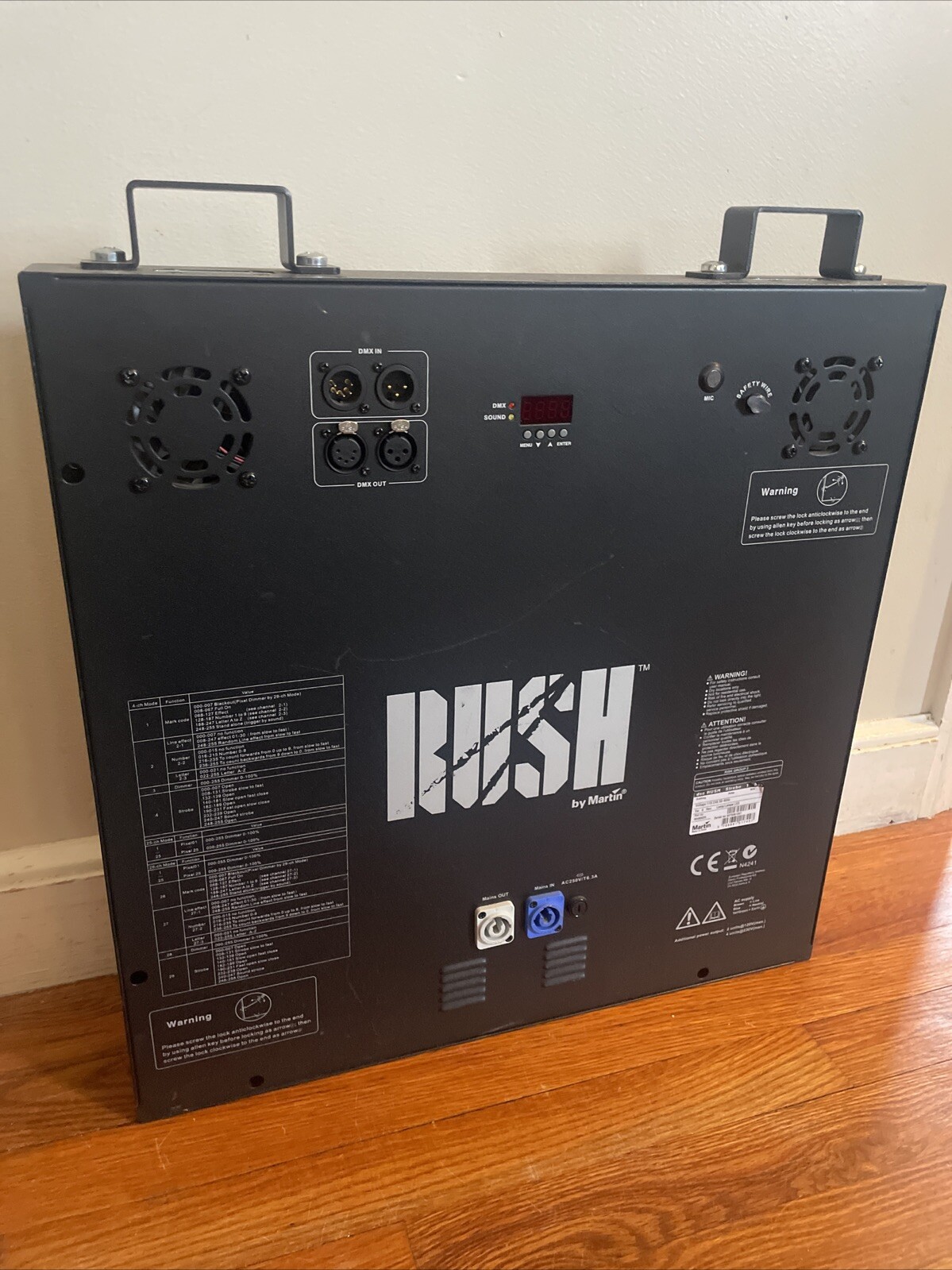Martin Rush Strobe 1 5×5 White Blinder Matrix Panel DMX Sound Active Light