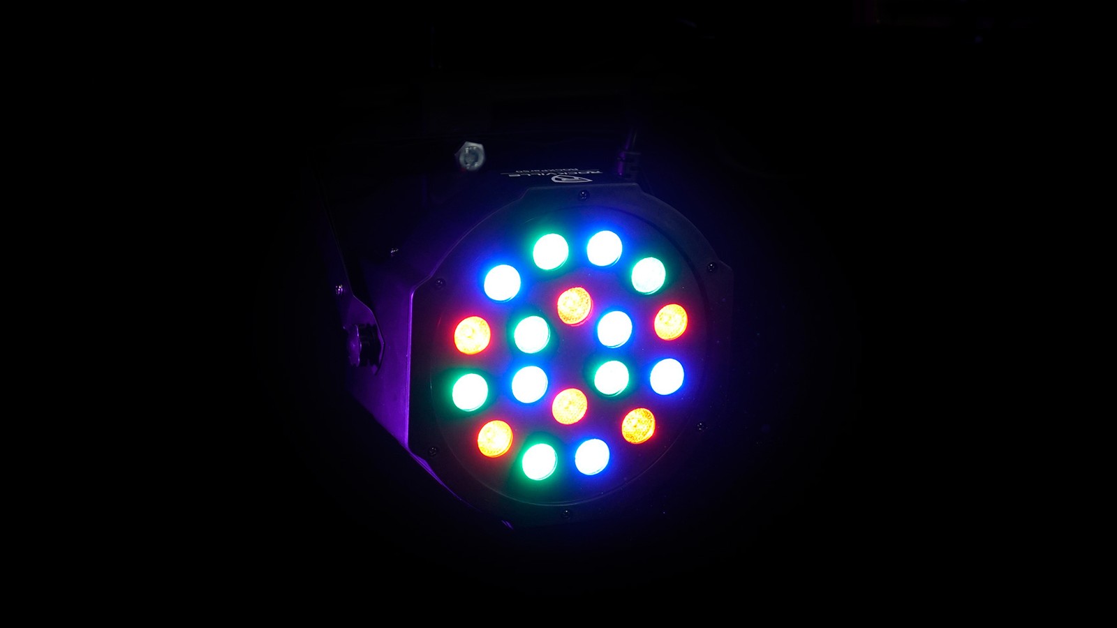 (4) Rockville RockPAR50 LED RGB Compact Par Can DJ/Club DMX Wash Lights