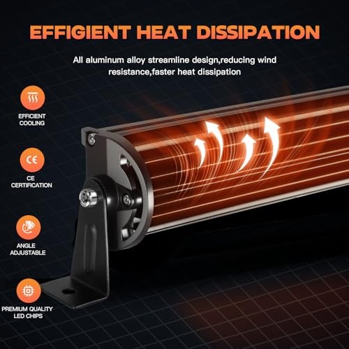 LED Light Bar Kits for Truck – 22 Inch 4 Inch Led Pod Lights 390W Led Light Bar