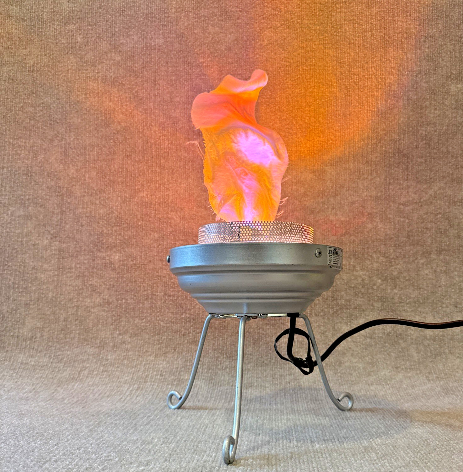 VTG Chauvet BOB-JR Simulated Flame Light DJ DISCO Halloween Lamp Effect Prop