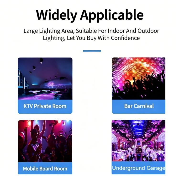 LED Moving Head Magic Ball Light Mini DJ Party Stage Effect Lamp Remote