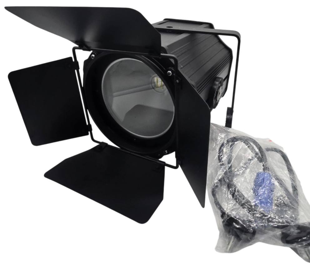 LED Par Can Stage Light 200W COB DMX512 Warm Cool White Sound Uplight Events