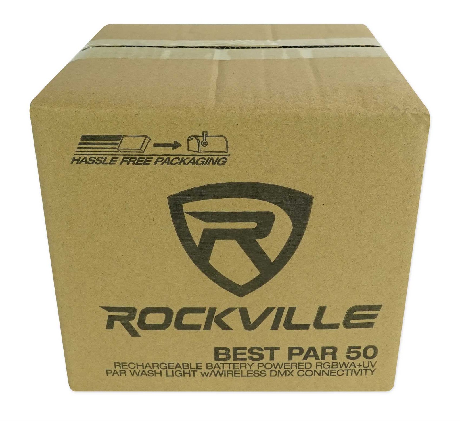 (8) Rockville BEST PAR 50 Battery Wash Lights Wireless DMX+384 Ch. Controller
