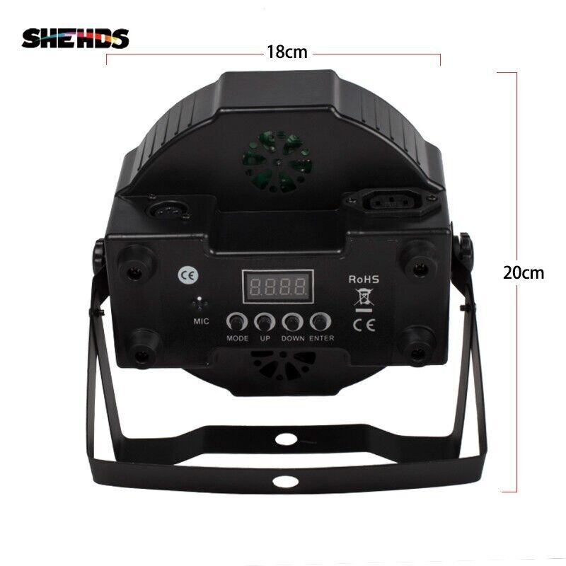 7x18W LED PAR Stage Light DMX RGBWAUV Beam Wash Light For DJ Disco Party Bar