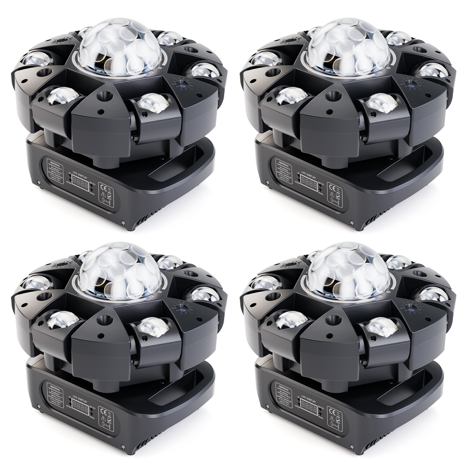 6 Arms Magic Ball Stage 540° Rotation Laser Light LED Moving Head Beam DJ Disco