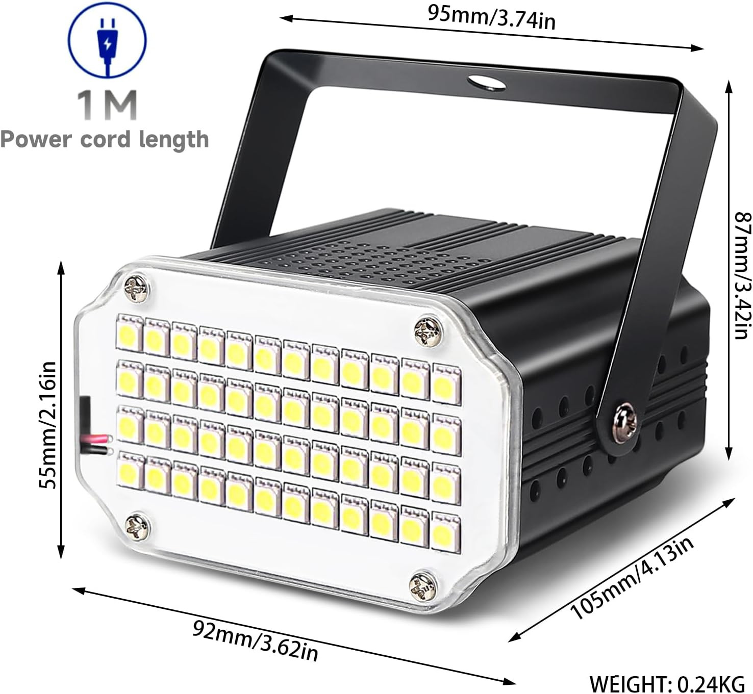 48Led Strobe Light Evictor Strobe Light for Halloween Mini Strobe Light Hallowee