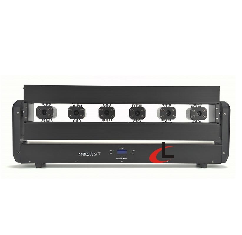 RGB 500mW Laser Stage Moving Head Light 6 Head Laser bar Dj Light for Ktv Disco