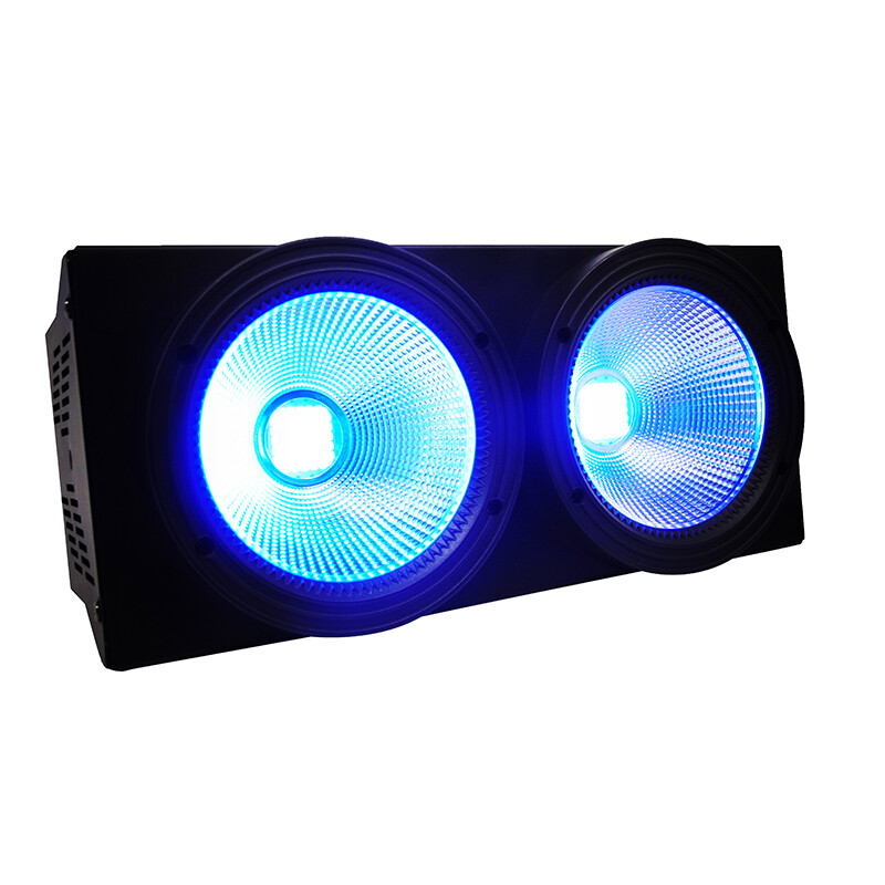 SHEHDS LED Blinder Par COB 200W RGBWA+UV 6IN1 Lighting Wash For Disco Party Bar