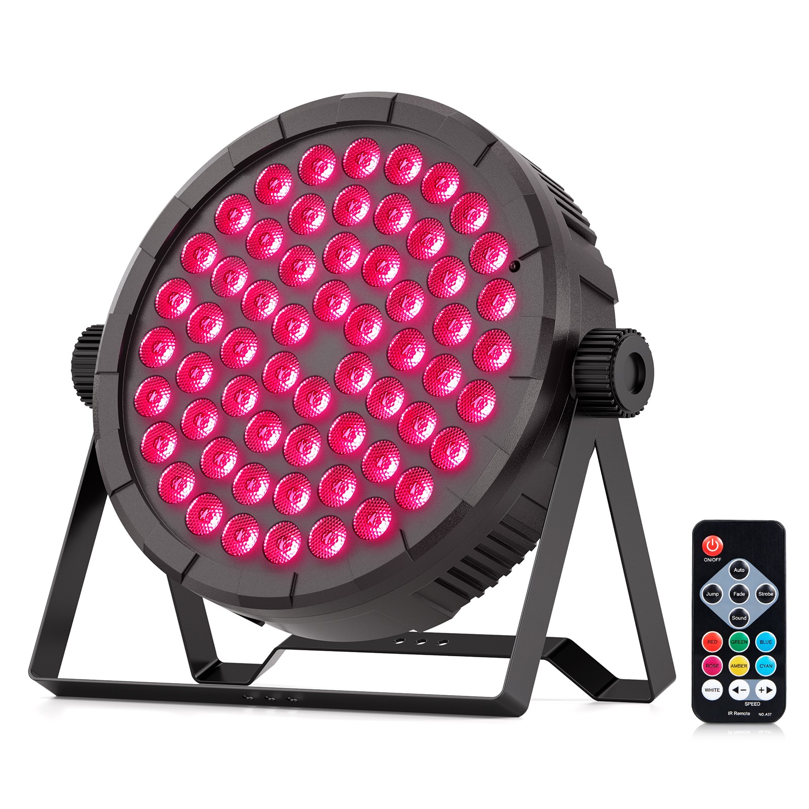 10PC Rechargeable Par Light 180W RGB Battery Wireless 60LED DJ Uplights w/Remote