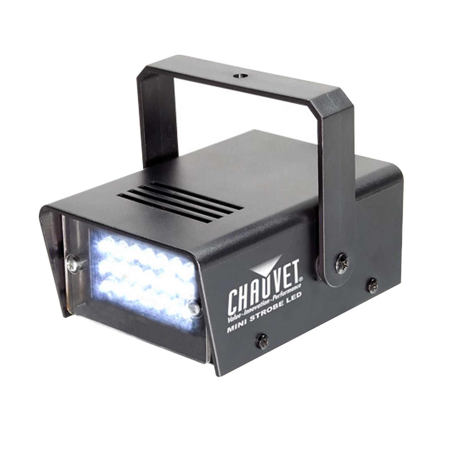 Chauvet DJ Mini Strobe LED Compact Lightweight Strobe Light 2-Pack