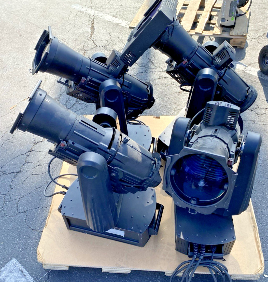 LOT OF 4 AUTOYOKE 5000-1523 City Theatrical AutoYoke for Source Four Leko