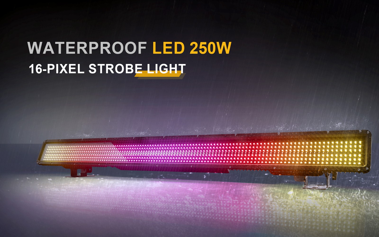 SHEHDS IP65 250W LED RGB Strobe Wall Wash Light Waterproof For Outdoor Party Bar