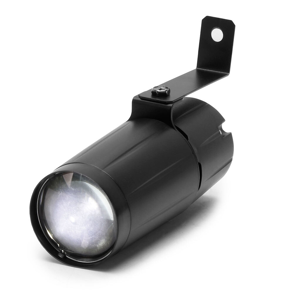 15W White LED Pinspot Beam Spotlights Light for Mirror Ball DJ Disco Party Dance