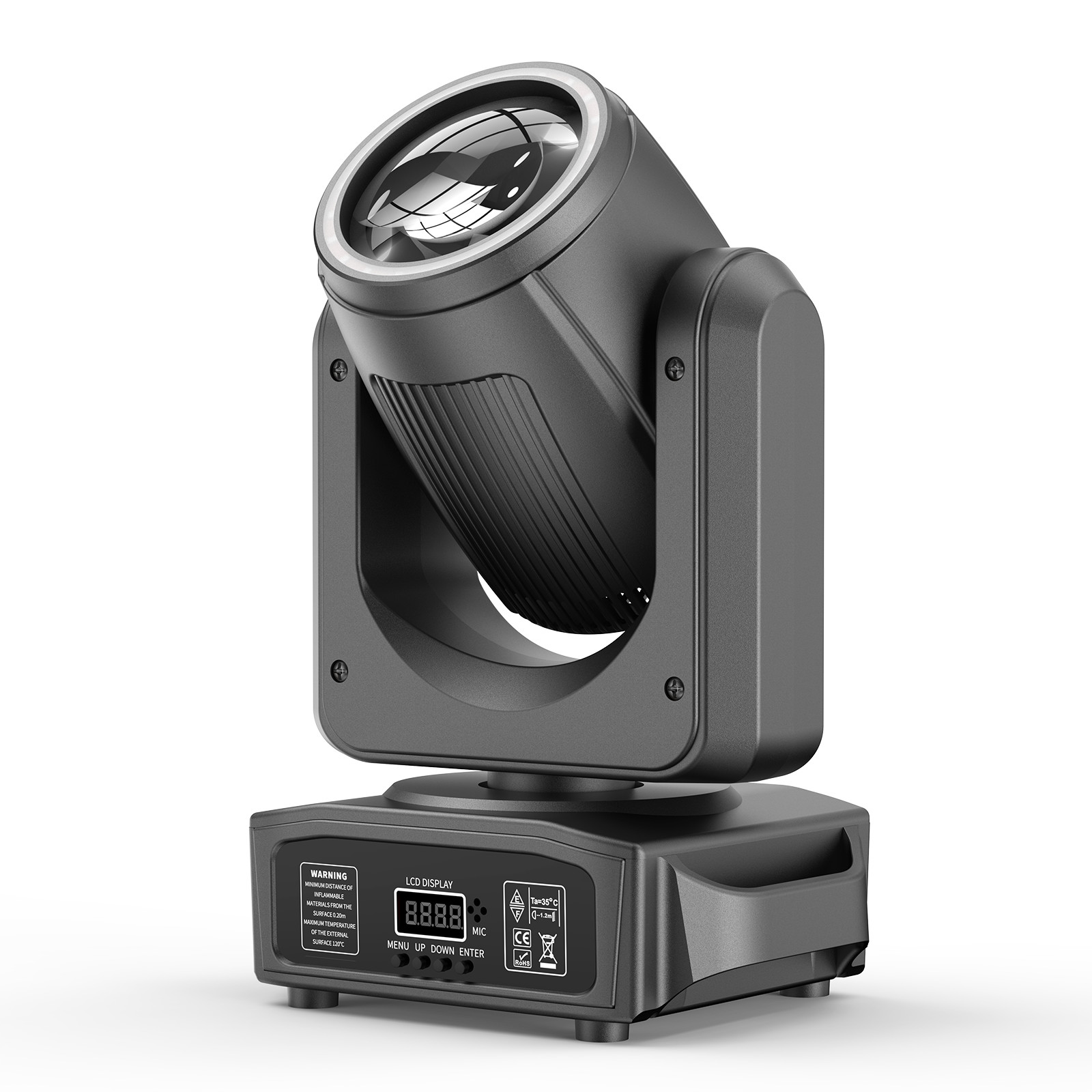 200W LED 18Prism Moving Head Light DMX Gobo Beam Stage DJ Disco Spot Lighting