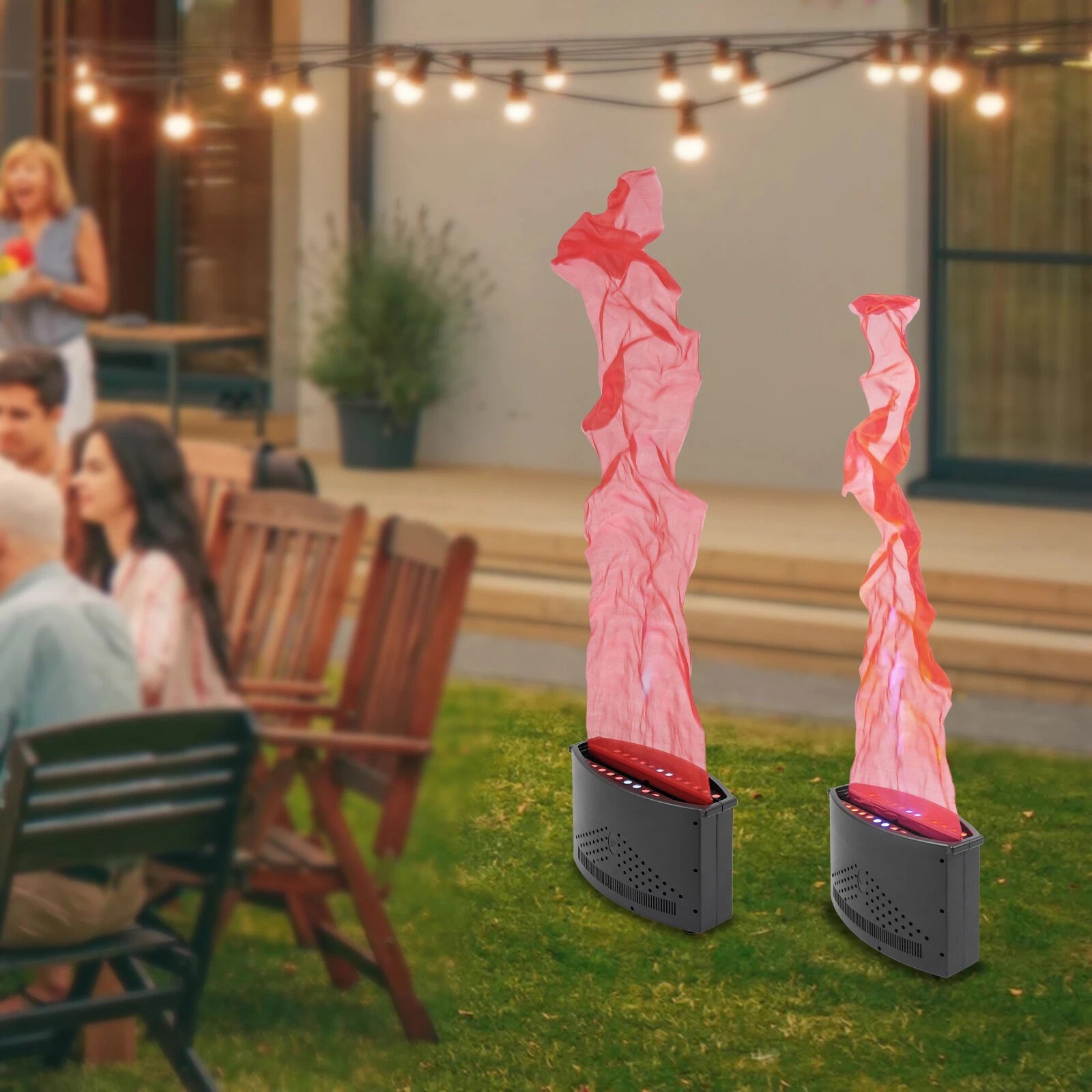 Fake Fire Flame Light with 36 LED Light Artificial Flame Lamp Atmosphere Effect