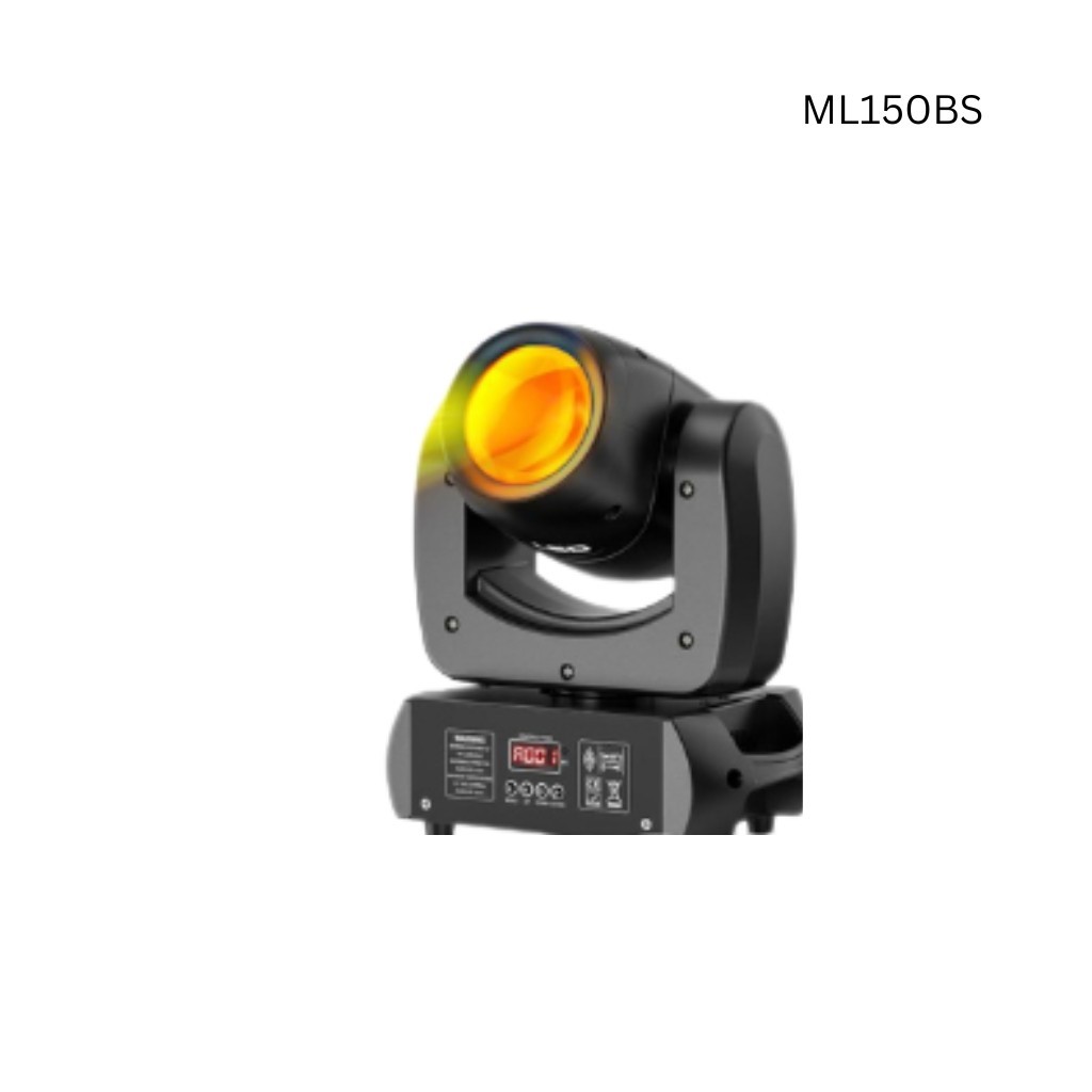 ML150BS LED Party Lights Auto Sound Activated 16-Prism Standard 7-Color 7-Gobo