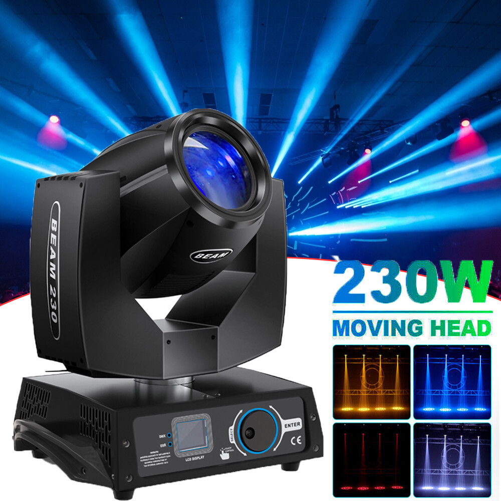 230W LED Zoom 7R Beam Moving Head Stage Lighting Gobo Sharpy DJ Show Disco Light