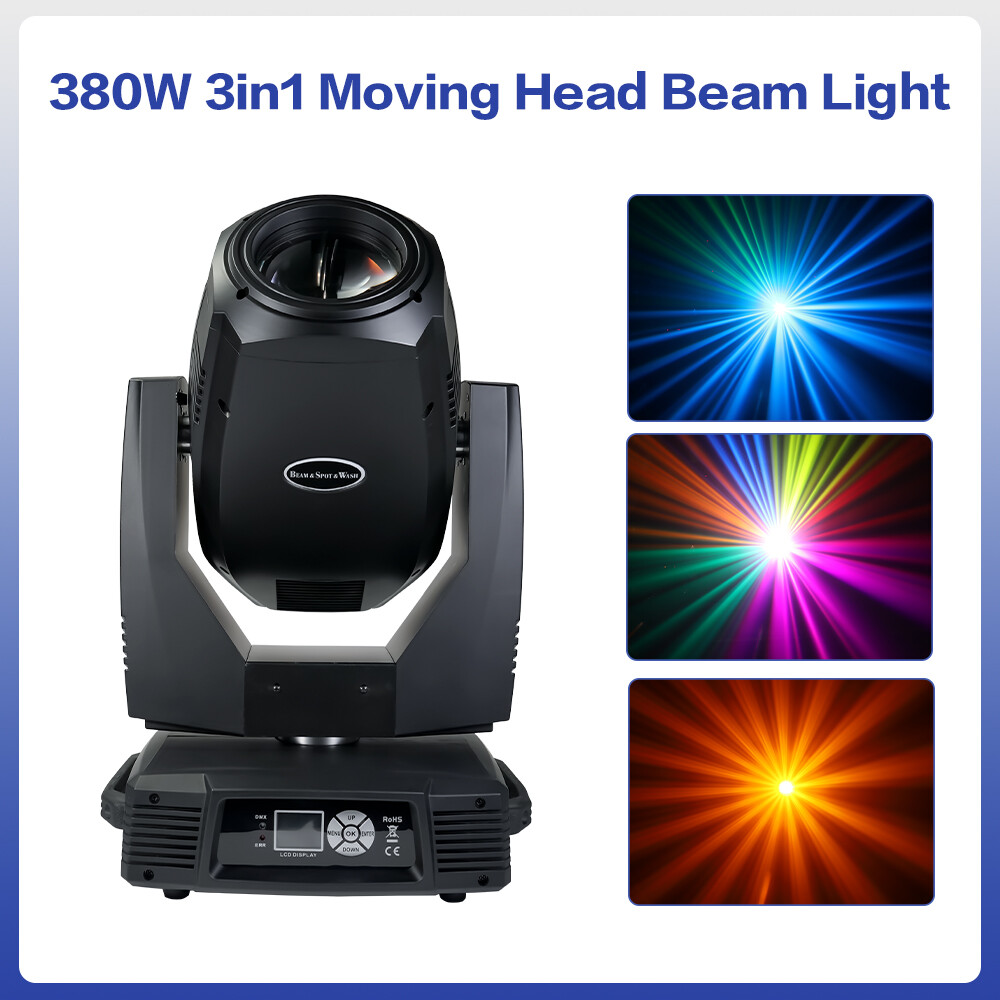 380W 20R Sharpy Beam Spot Wash 3in1 Moving Head Light for Djs Nightclub Stage
