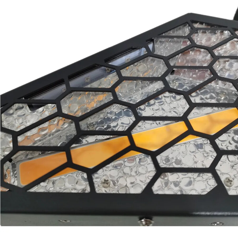 Infinite rotating Stage background led triangle retro strobe light DJ bar Party