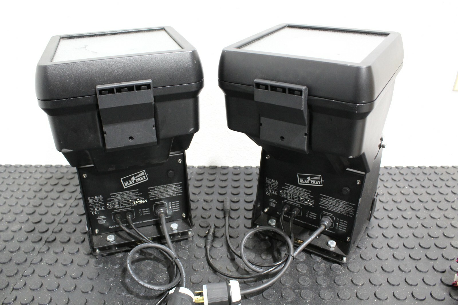 Lot of 2 Clay Paky CP Color 150E Color Changing Stage Lighting Fixtures