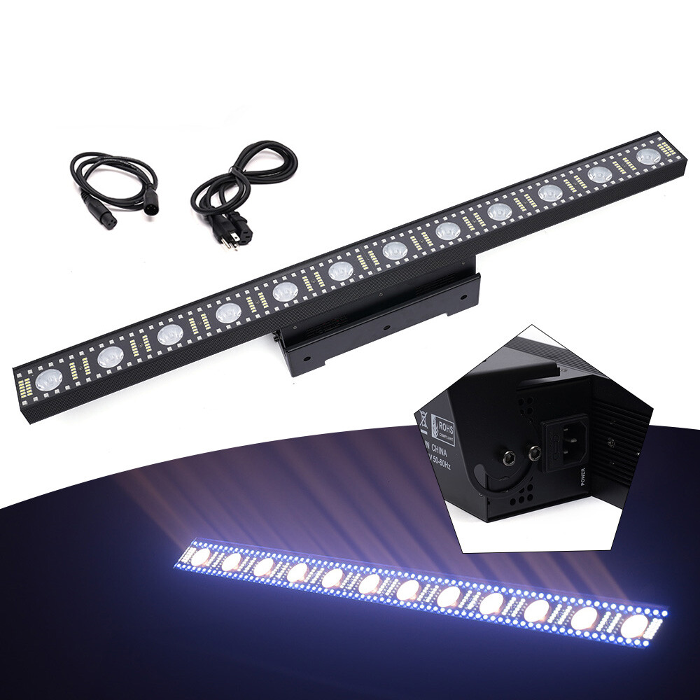 120W RGB Beam Wash Strobe Matrix Stage Light 3in1 LED Light Bar Effect DJ Party