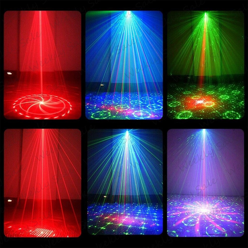 1024 Pattern LED RGB Stage Light Laser Projector KTV Disco Party DJ Bar Lighting