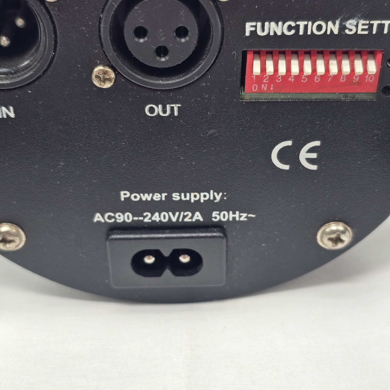4.5″ 86 LED DMX controlled PAR Stage wash light Red Green Blue TESTED! READ!