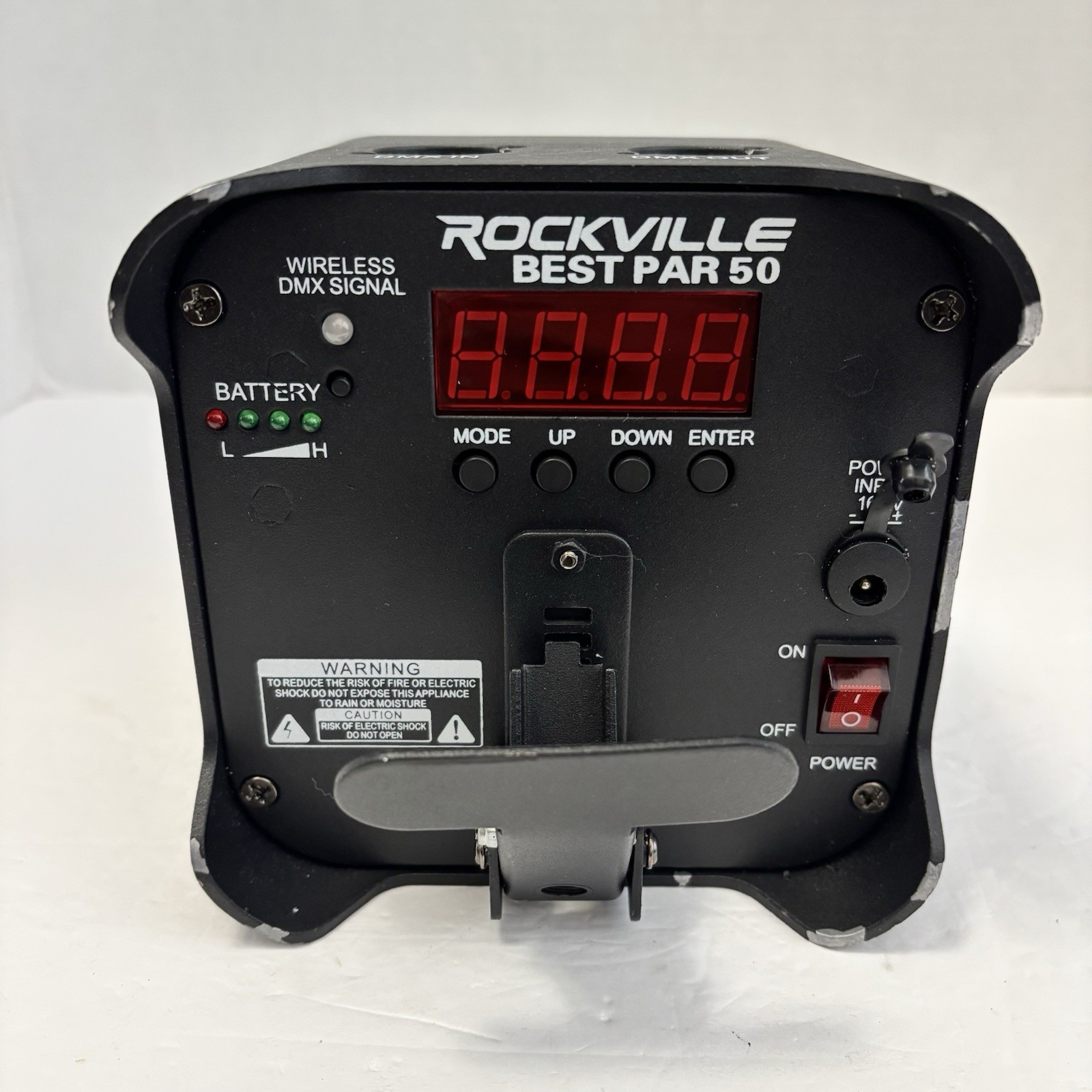 Rockville BEST PAR 50 Rechargeable Par Can Wash Light with Remote Tested