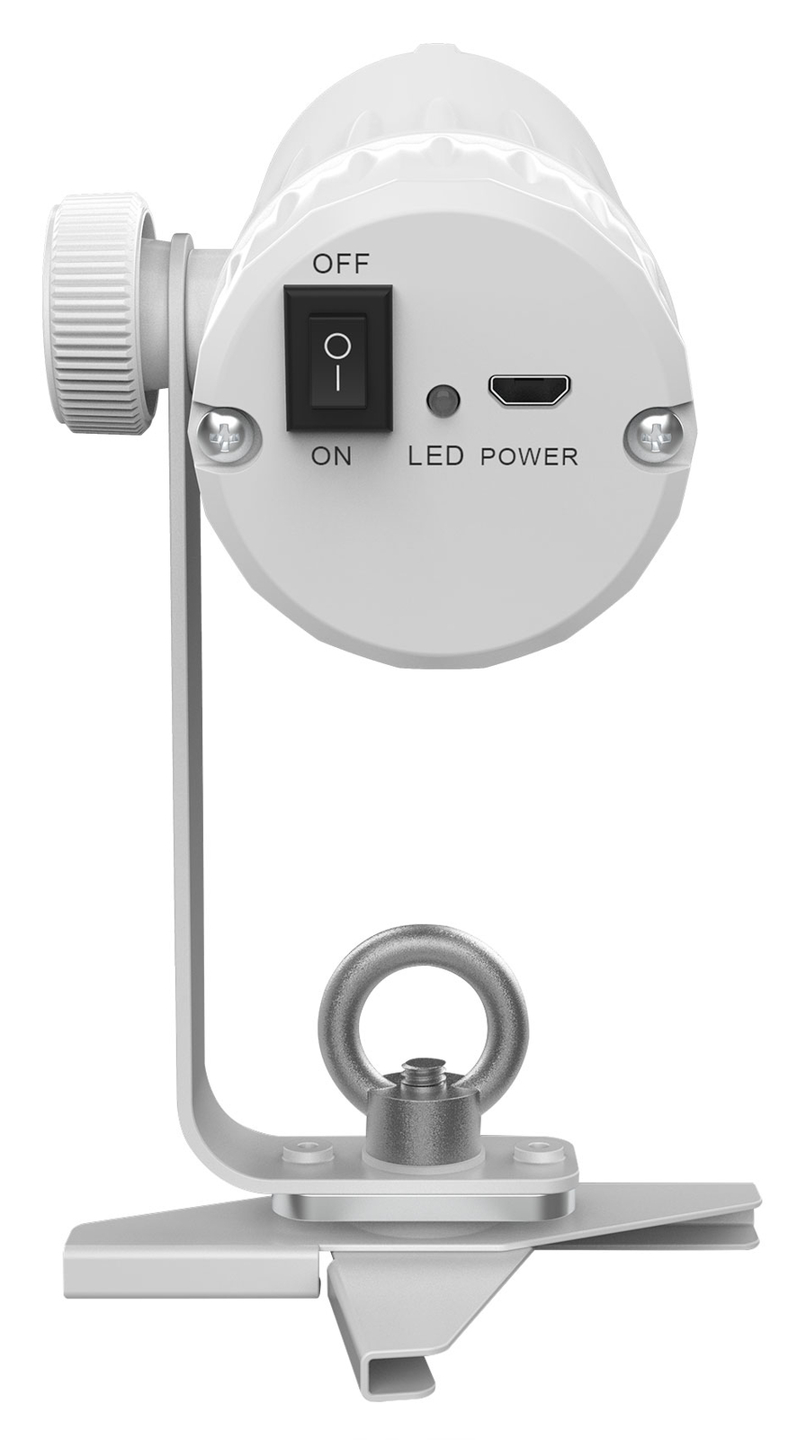 Chauvet DJ Ezpin Pack 4 EZpin Pin Spot Light Fixtures+IRC-6 Remote+Carry Case