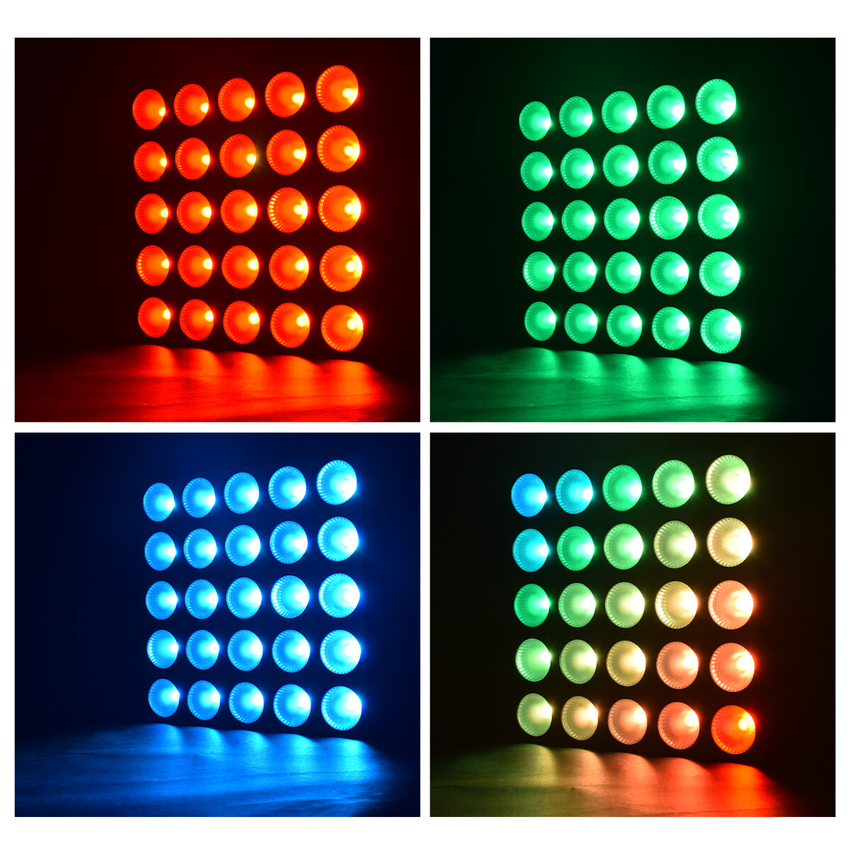 25x10w Led Matrix Light RGBW 4in1 DMX Blinder Background Light for DJ Club