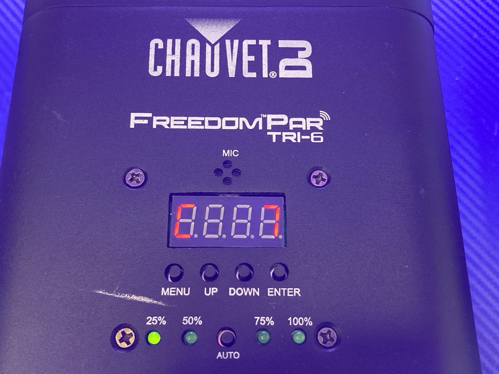 CHAUVET Freedom Par Tri-6 RGB LED Uplight Battery Wireless DJ Light